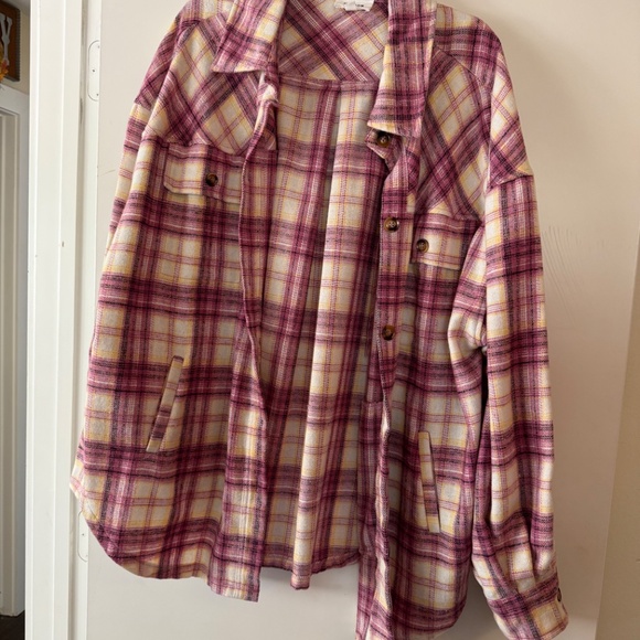 Flannel Jacket Multi Colored #181 - Picture 1 of 4